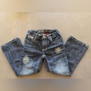 Guess Girls Dark Blue Denim Jeans Sz 2T